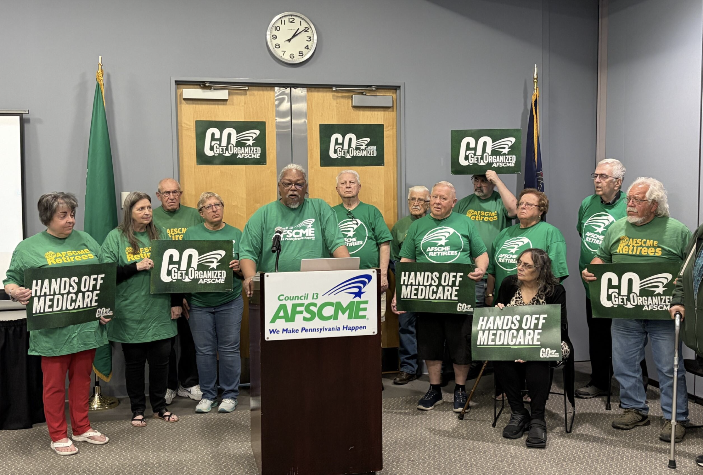 AFSCME working and retiree members call out politicians who gutted life-saving programs